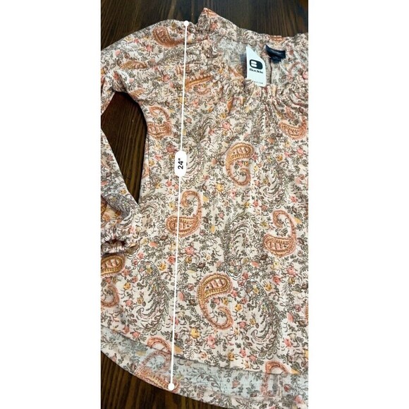 Buckle Daytrip floral blouse Women’s XS Ditzy Cottagecore Lightweight Boho Pink - Picture 9 of 15